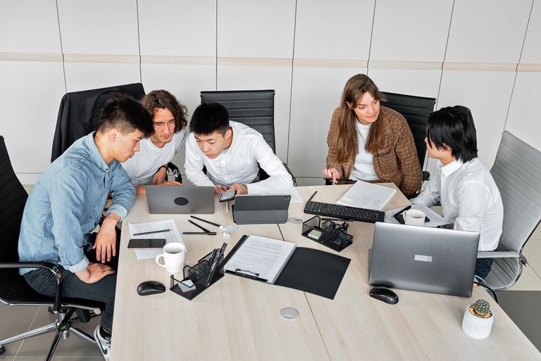 Small business employees participating in practical cybersecurity training
