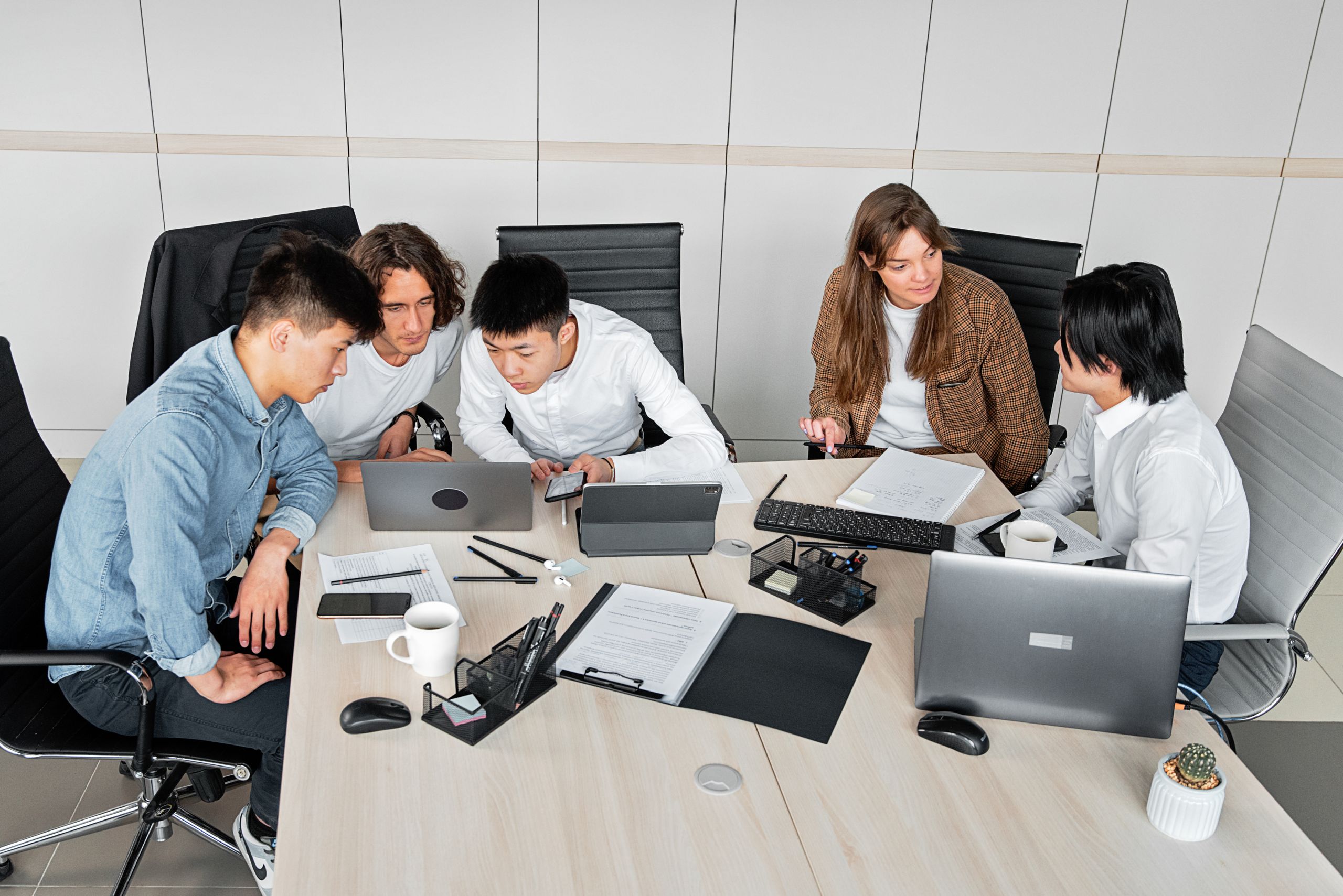 Small business employees participating in practical cybersecurity training